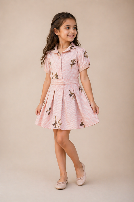 Stripes Peach Dress