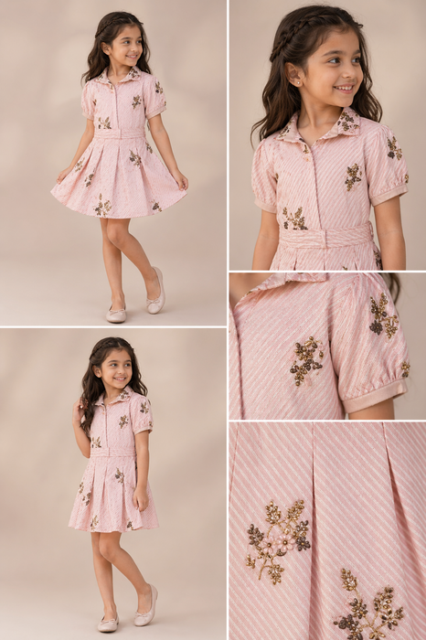 Stripes Peach Dress